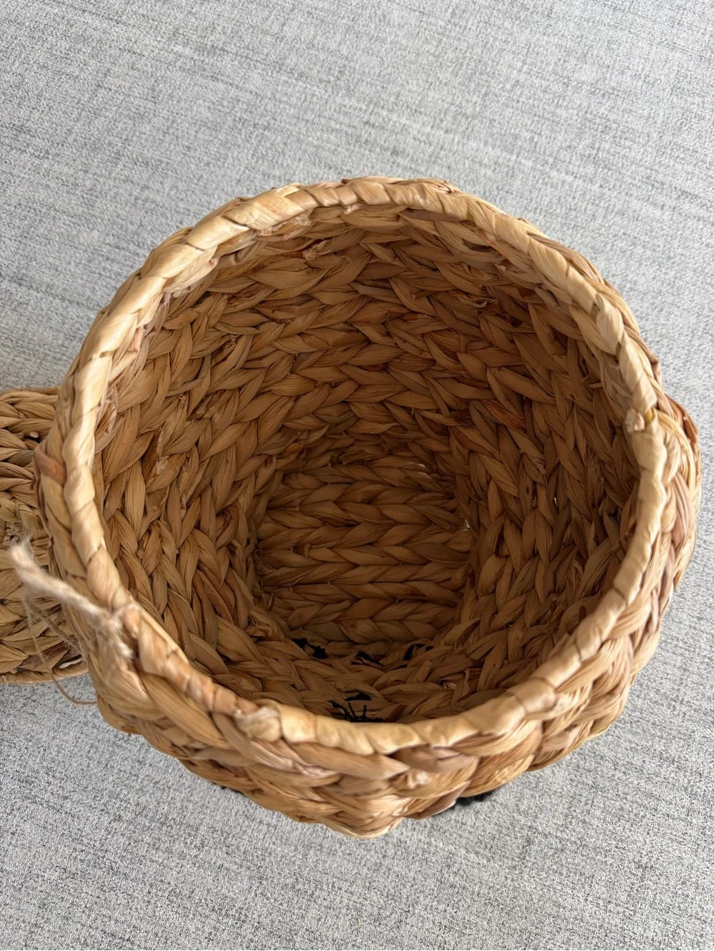 Halloween Skull Rattan / Wicker Basket 12